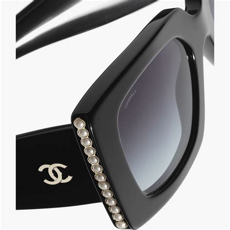 chanel square sunglasses black gold|Chanel sunglasses customer service.